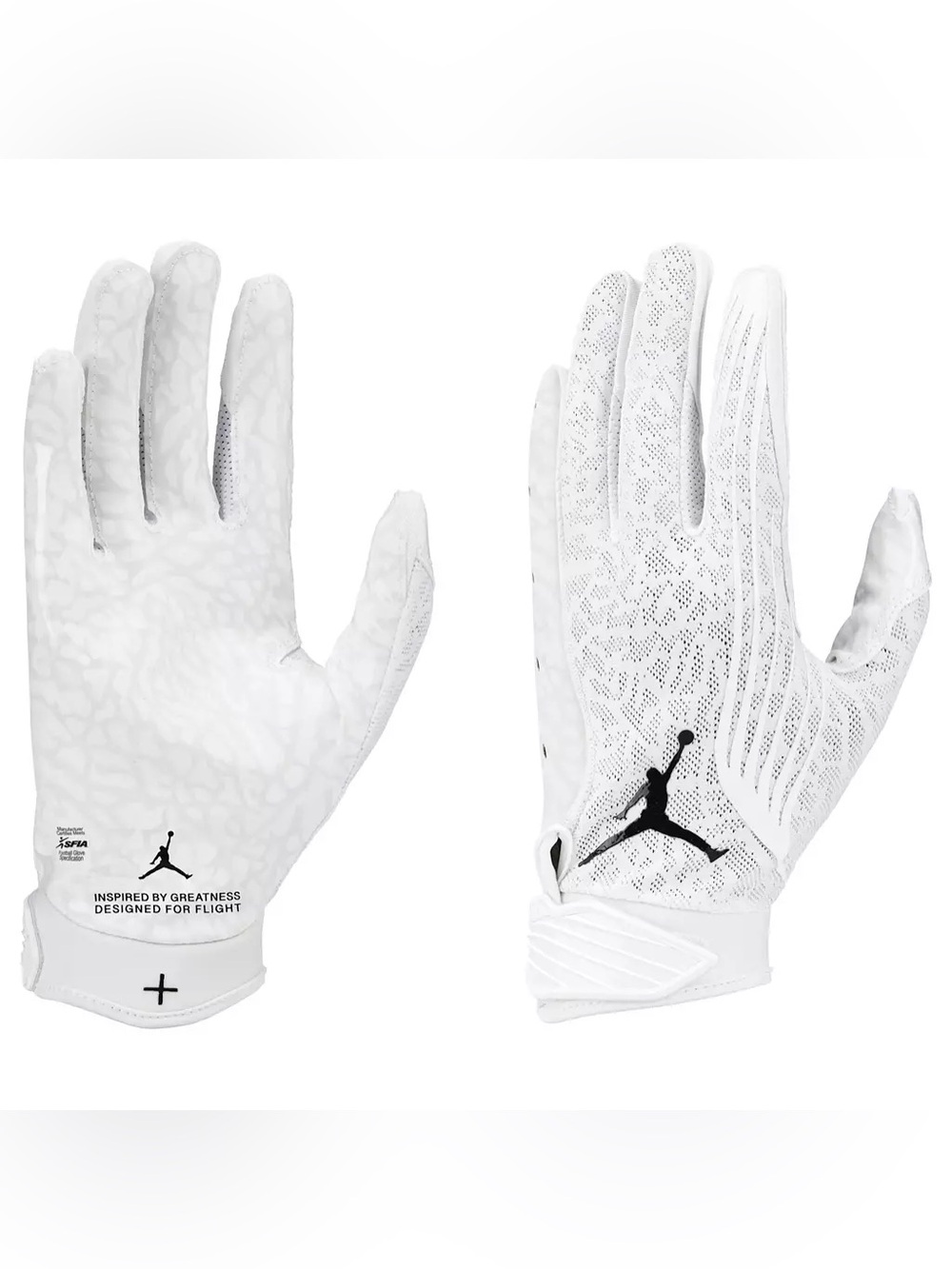 NEW Jordan Adult Fly Lock Football Glove White XL